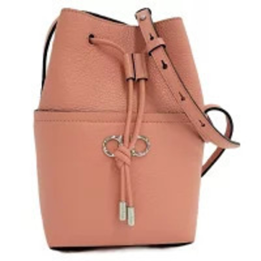 Salvatore Ferragamo shoulder bag leather pink